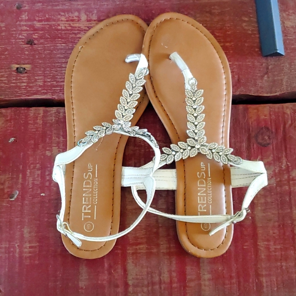 White Diamond Sandals